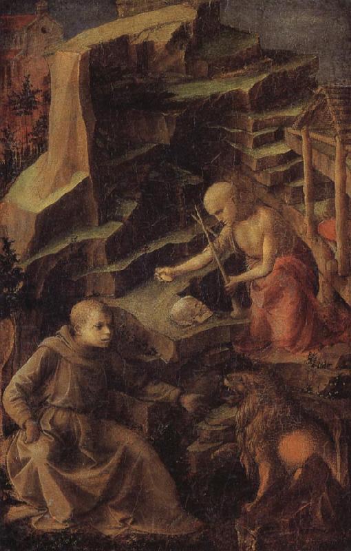 Fra Filippo Lippi St.Jerome in Penitence Norge oil painting art